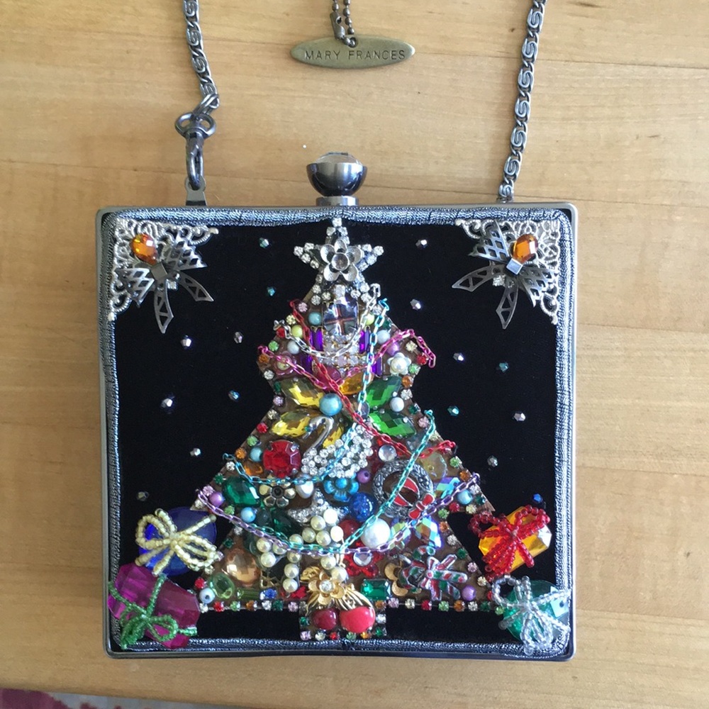 Mary  Frances holiday evening bag
